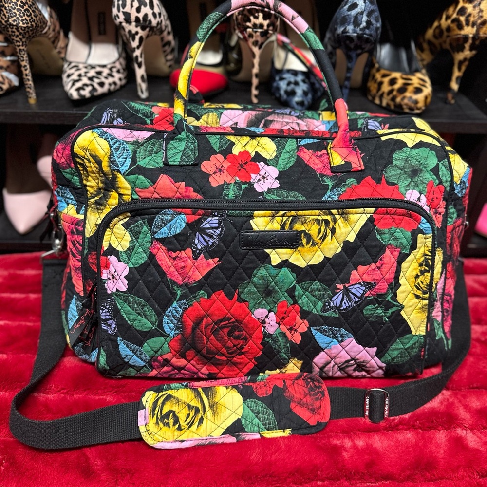 Vera Bradley Weekender Travel Duffel Bag - Havana Rose
